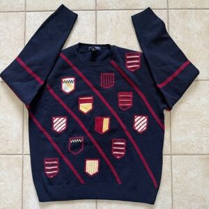 100% Wool Daniel Cremieux Collection Preppy Golf Tennis